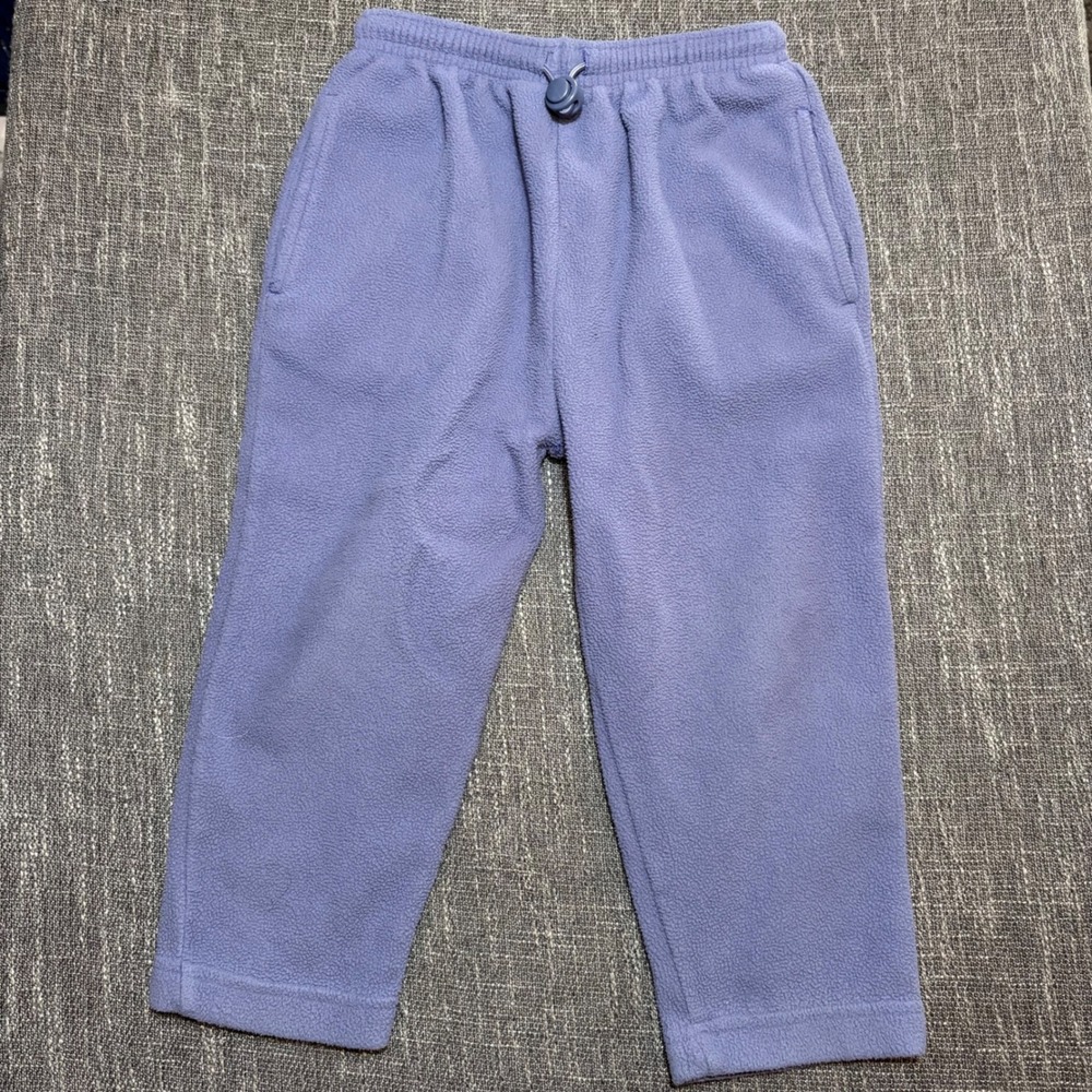 Cherokee Periwinkle Purple Fleece Jogger Sweatpants Elastic Waist (Kids 2T)
